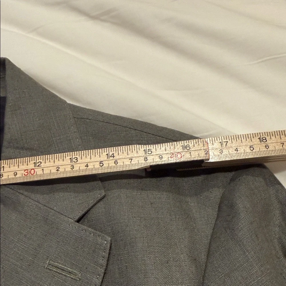 Club Monaco Men's Irish Linen Blazer Olive Green Resort Wear Size 40 NWT